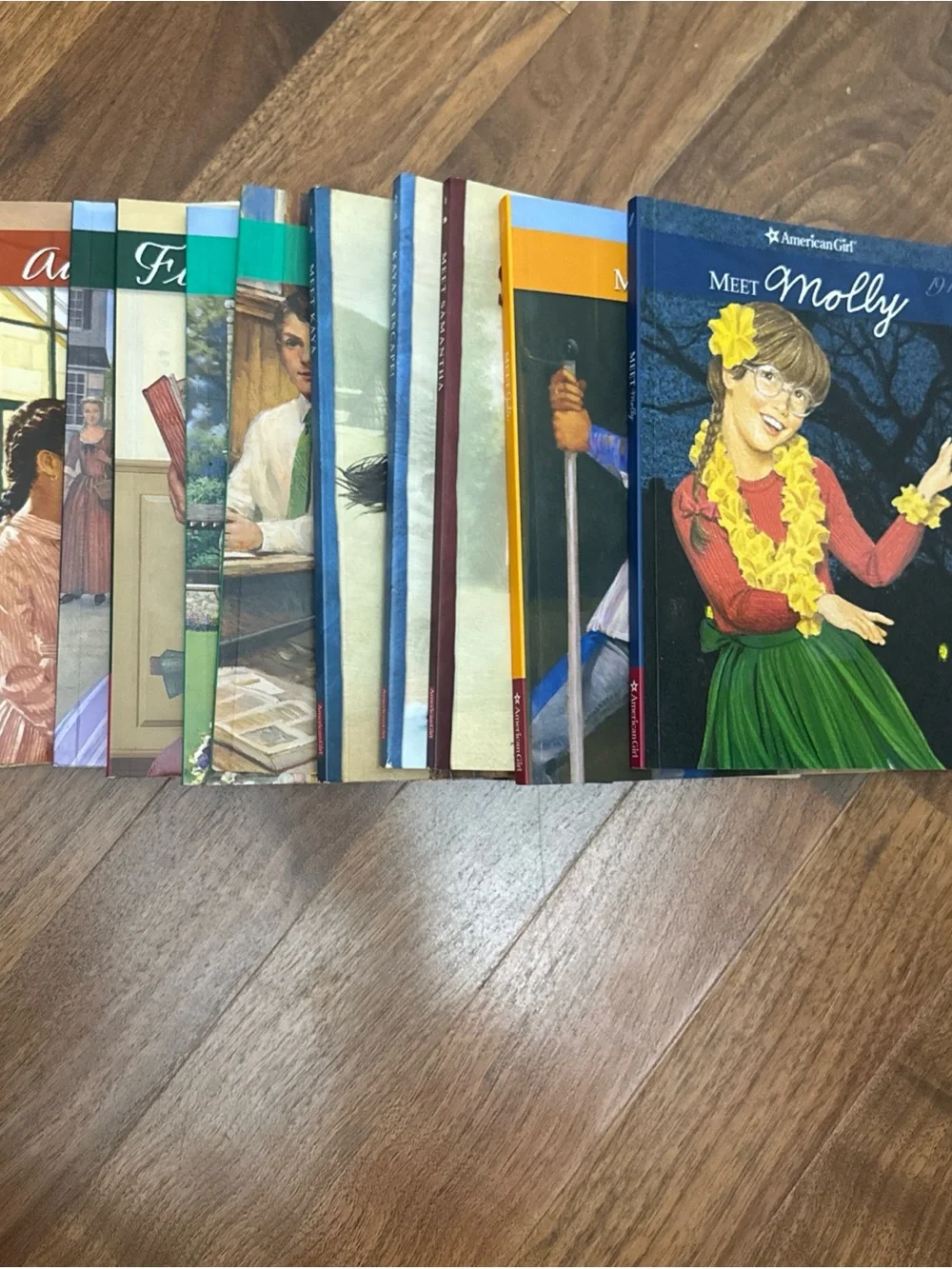 American Girl Books Lot of 11 Meets Learns a Lesson Samantha Kit Felicity Kaya &
